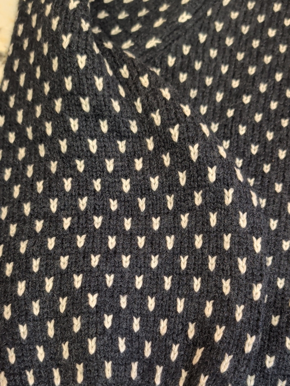 Beautiful MARINE LAYER Alma Puff Sleeve Sweater With Black With White Accents - Picture 3 of 11